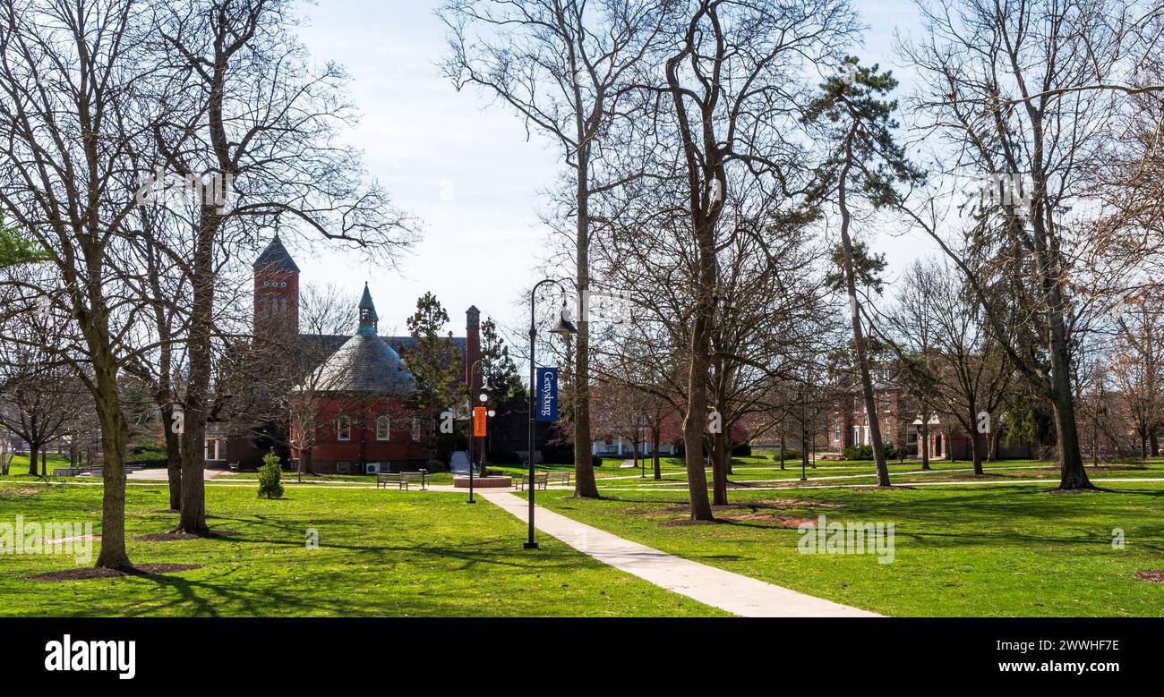 Buildings on the campus of Gettysburg College Stock Photo - Alamy