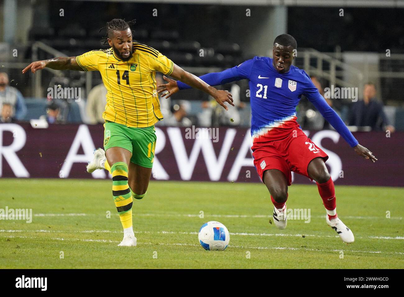 Non Exclusive The 2025 CONCACAF Nations League Semifinals match between United States and