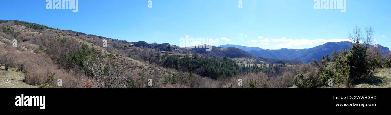 Beautiful view with panoramic photo Stock Photo - Alamy