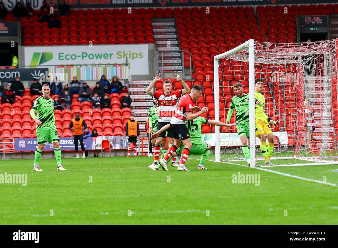 Eco - Power Stadium, Doncaster, England - 23rd March 2024 Joe Ironside ...