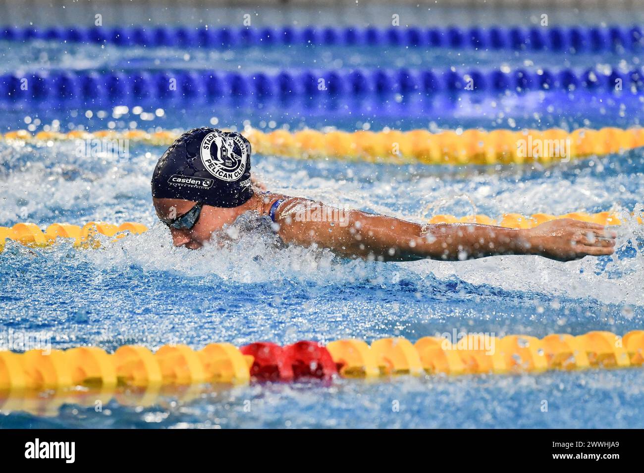 Paris, France. 23rd Mar, 2024. France's Cyrielle Duhamel competes ...