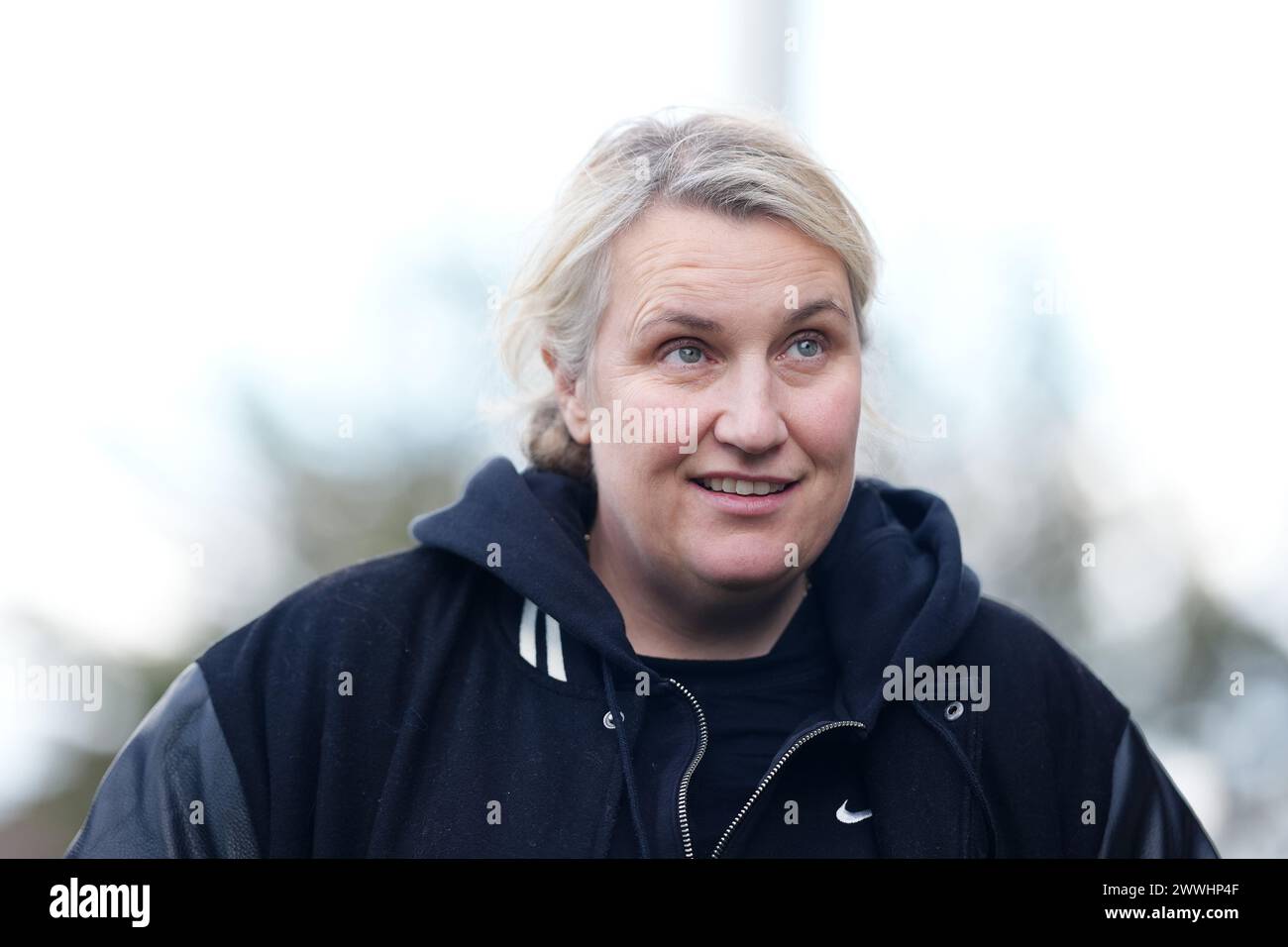 Chelsea manager Emma Hayes ahead of the Barclays Women's Super League ...