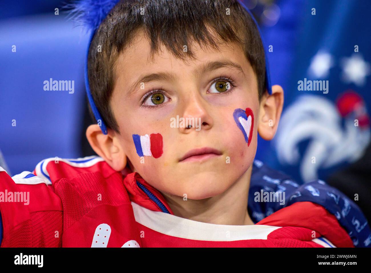 FRA fan in the friendly match FRANCE GERMANY 02 FRANKREICH