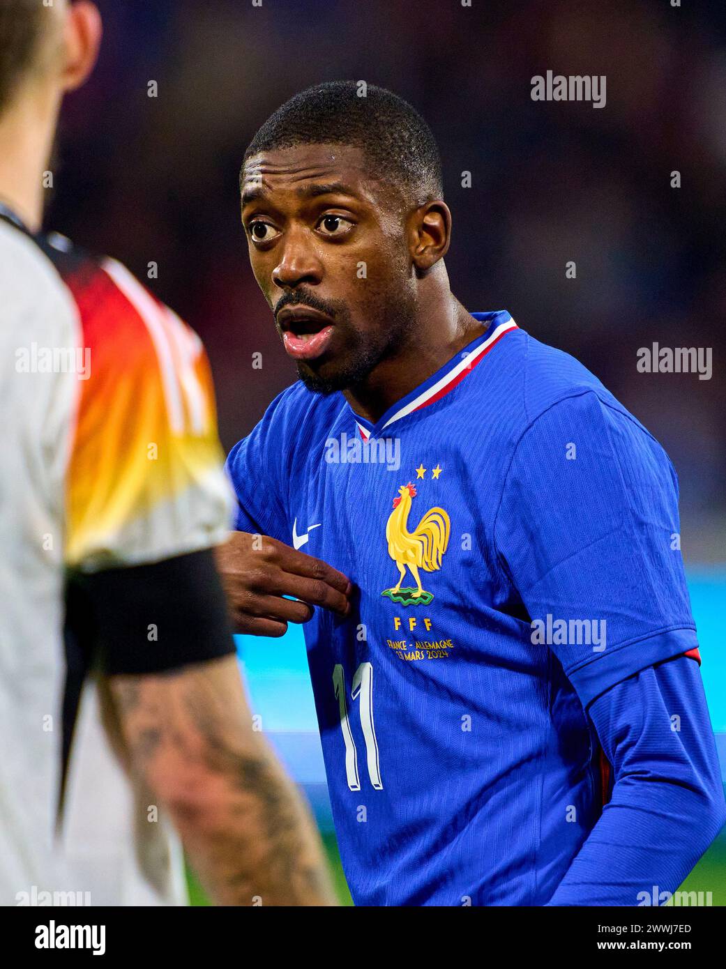 Ousmane DEMBELE, FRA 11 In The Friendly Match FRANCE - GERMANY 0-2 ...