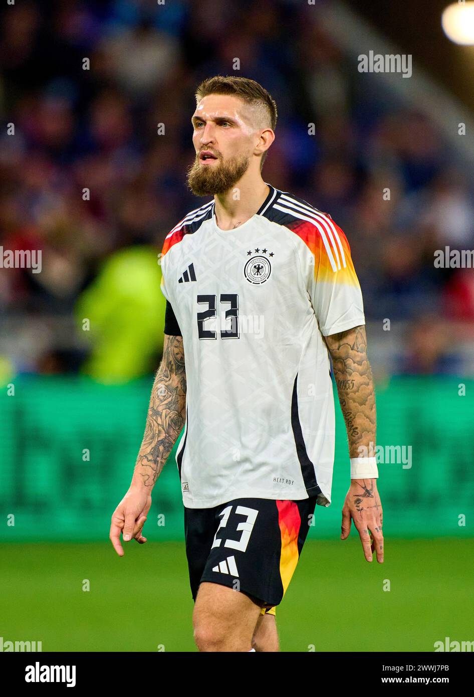 Robert Andrich, DFB 23   in the friendly match FRANCE - GERMANY  0-2  FRANKREICH - DEUTSCHLAND 0-2 in preparation for European Championships 2024  on Mar 23, 2024  in Lyon, France.  © Peter Schatz / Alamy Live News Stock Photo
