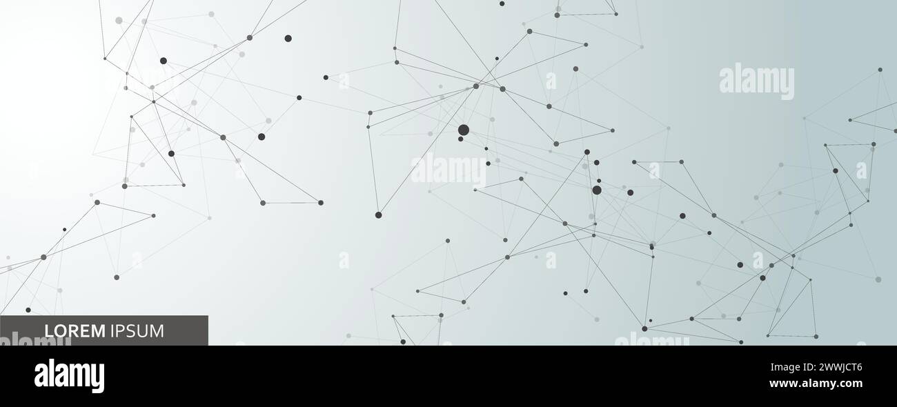 Atom element connection. Network concept symbol Stock Vector Image ...