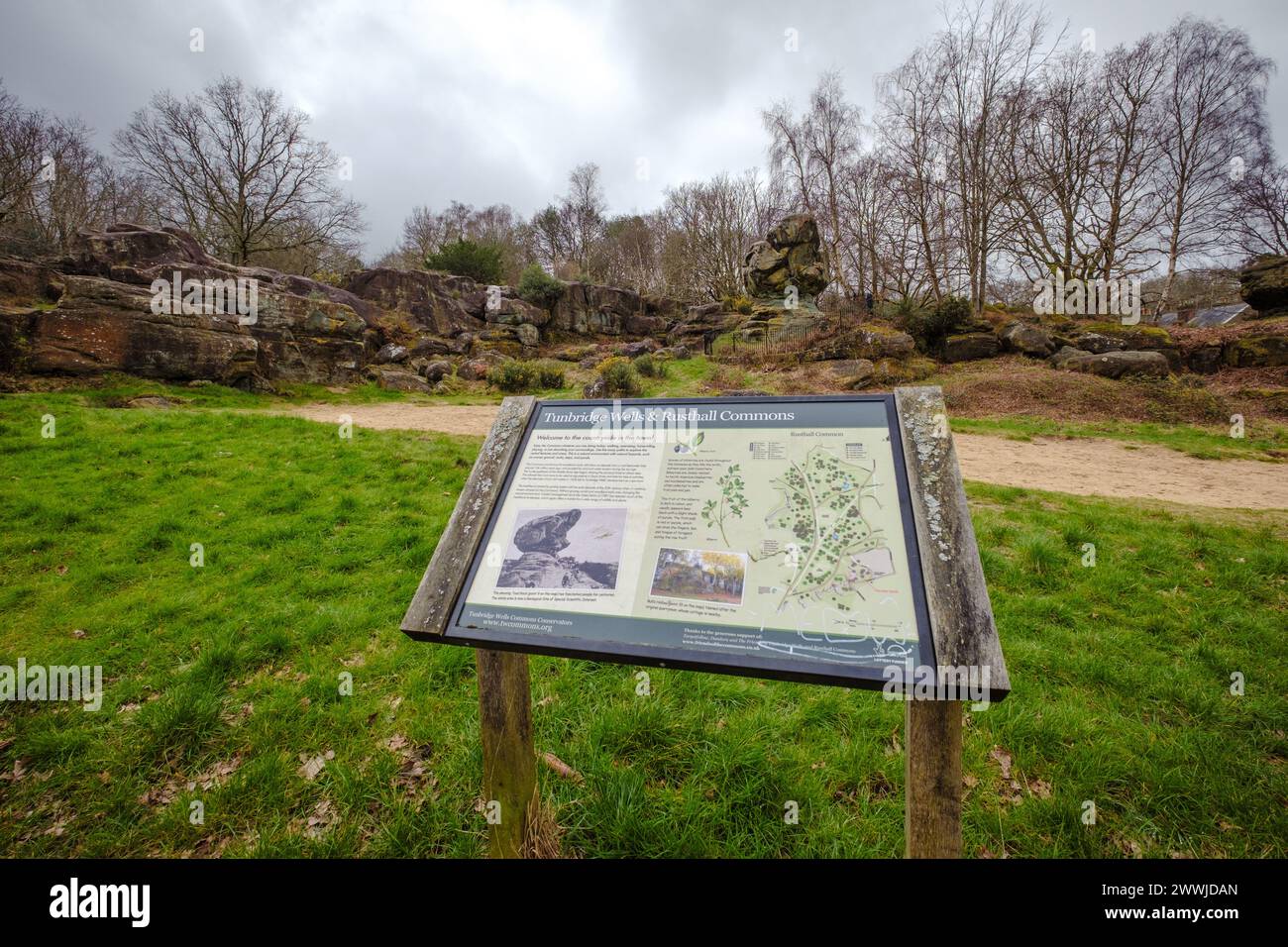 Rocks Rusthall Rusthall commons hi-res stock photography and images - Alamy