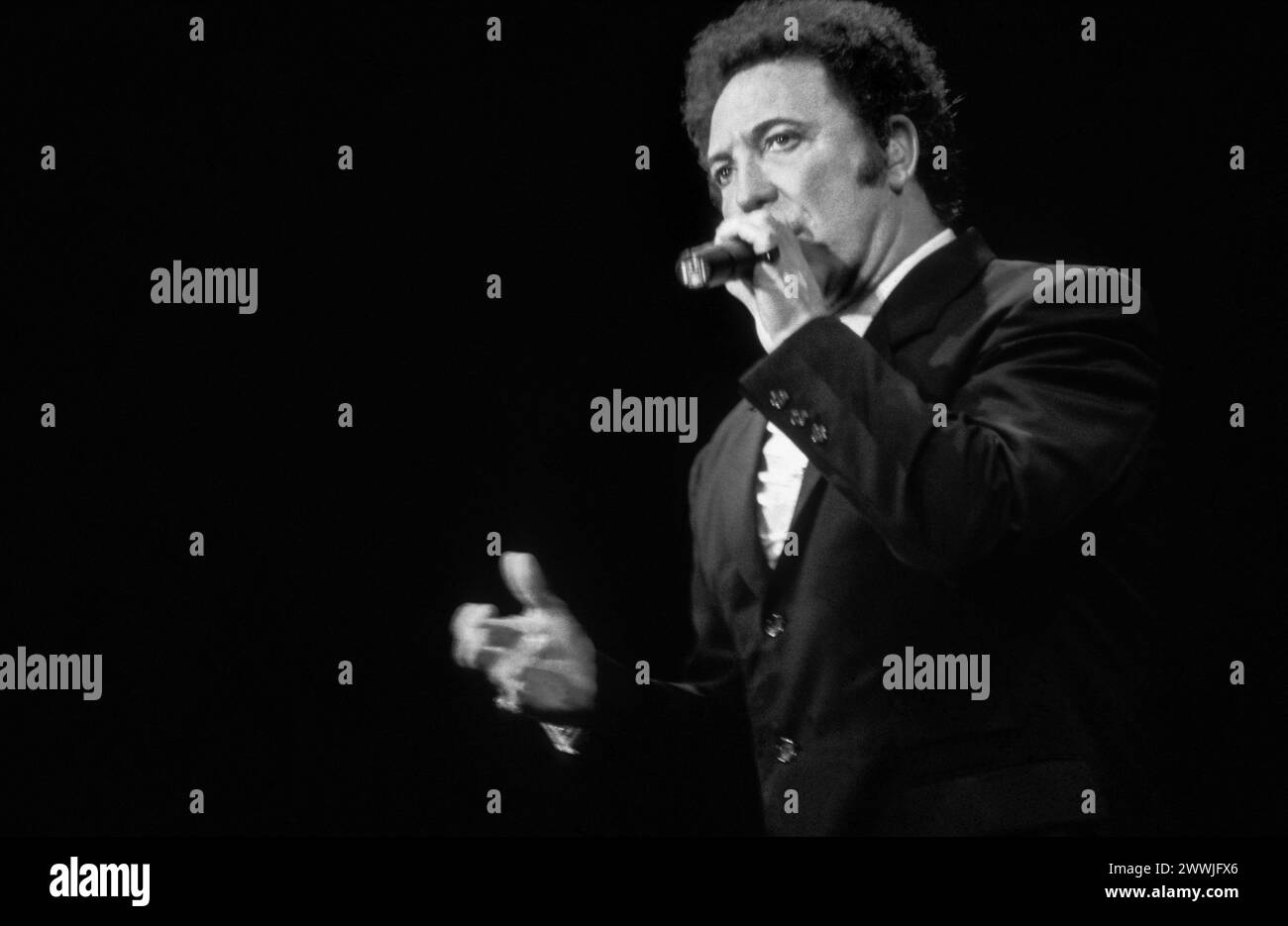 TOM JONES, HOME CONCERT, 1996: 56-year-old Welsh singing legend TOM ...
