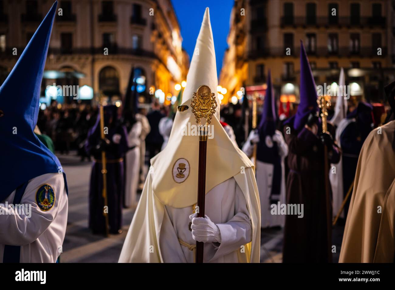 Holy Week Proclamation Procession that symbolizes the beginning of nine