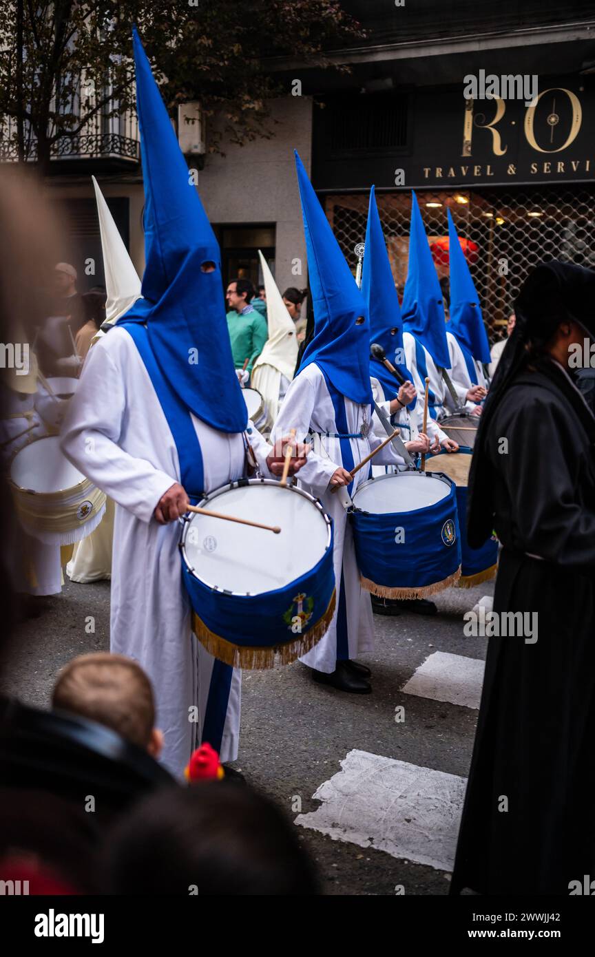 Holy Week Proclamation Procession that symbolizes the beginning of nine