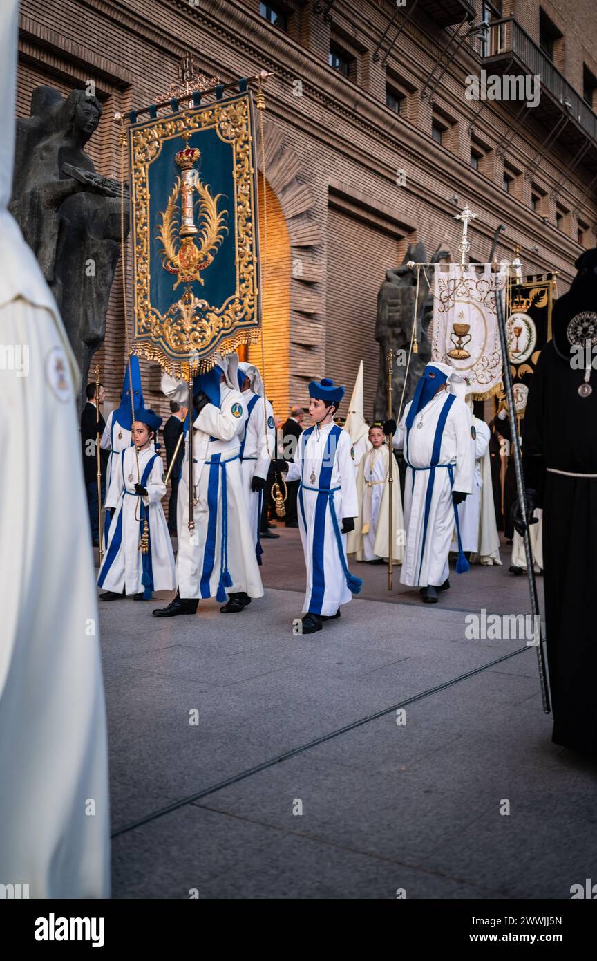 Holy Week Proclamation Procession that symbolizes the beginning of nine