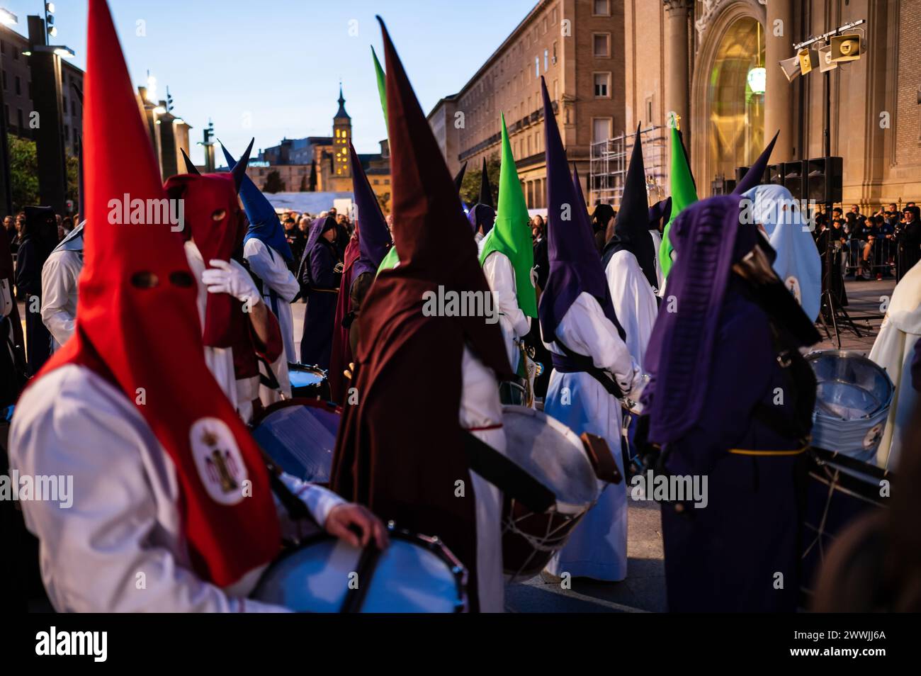 Holy Week Proclamation Procession that symbolizes the beginning of nine