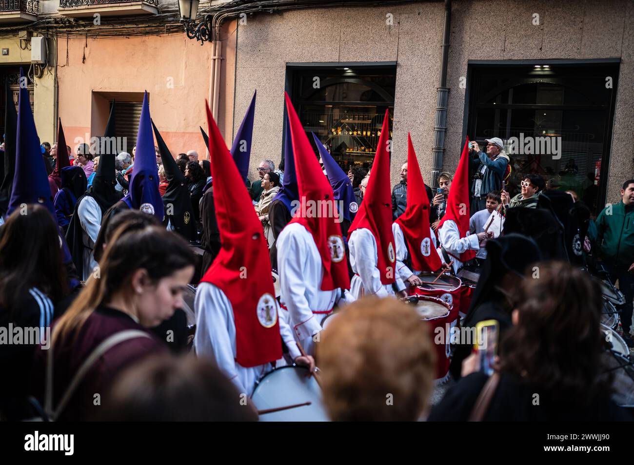 Holy Week Proclamation Procession that symbolizes the beginning of nine
