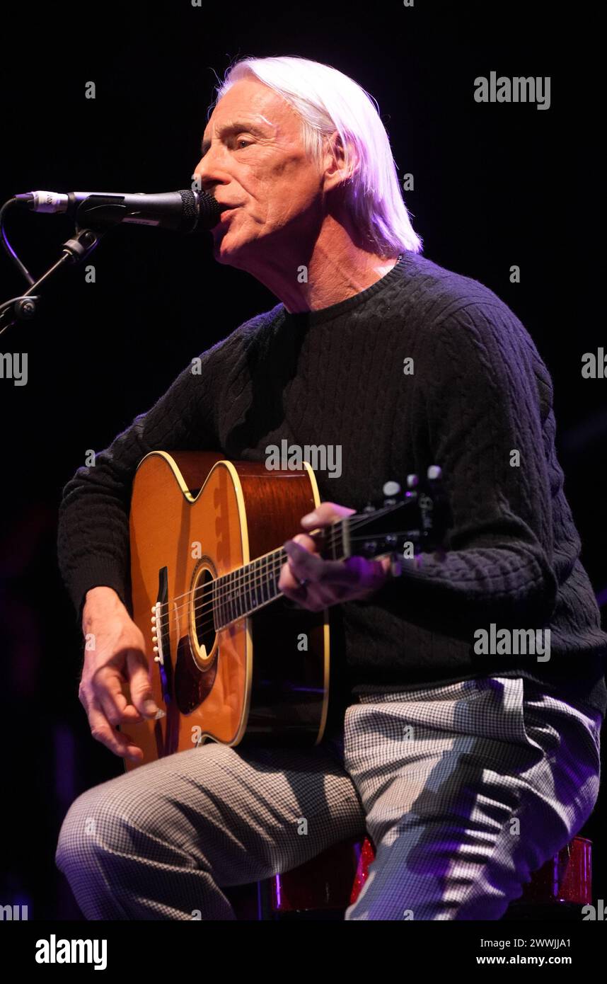 Paul Weller, on stage during 'Ovation' a celebration of 24 Years of ...