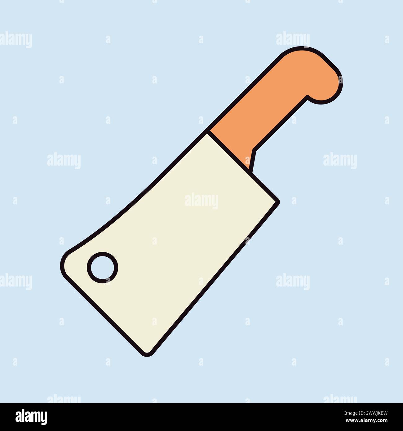 Meat chopper vector color icon. Kitchen appliance. Graph symbol for ...