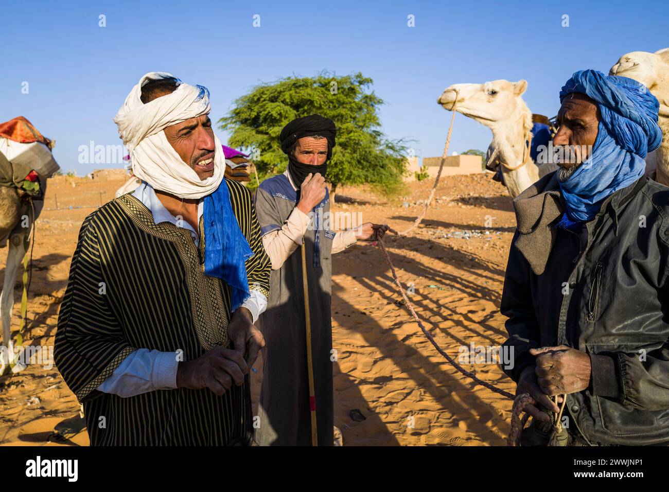 Mauritania, Chinguetti, daily life Stock Photo