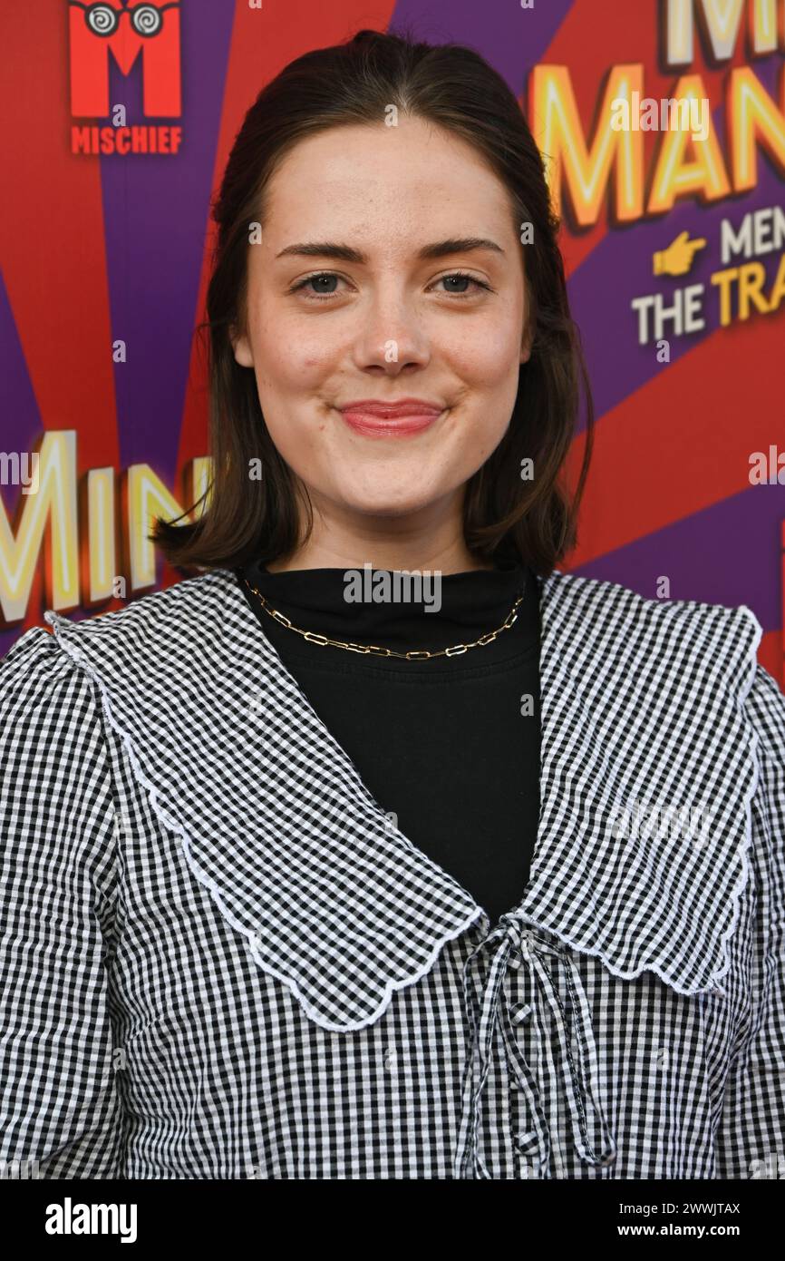 London, UK. 24th Mar, 2024. Meg Bellamy attends A Gala Performance of Mind Mangler: Member of the Tragic Circle at the Apollo Theatre, London, UK. Credit: See Li/Picture Capital/Alamy Live News Stock Photo