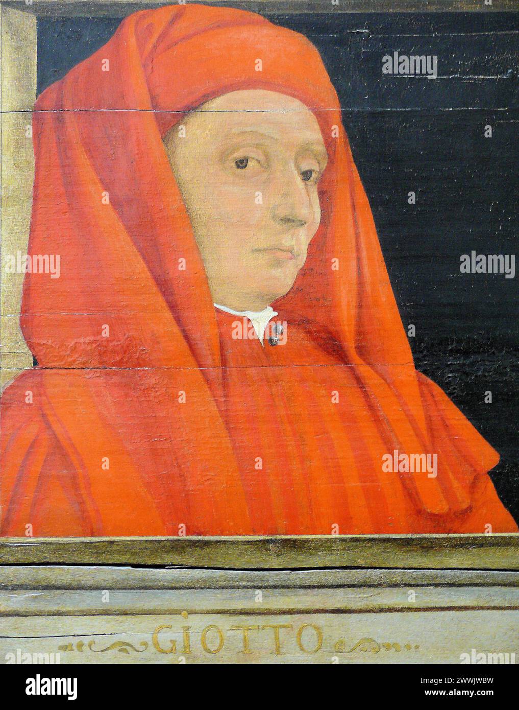 portraits of Giotto, Paolo Uccello, Donatello, Antonio Manetti and ...