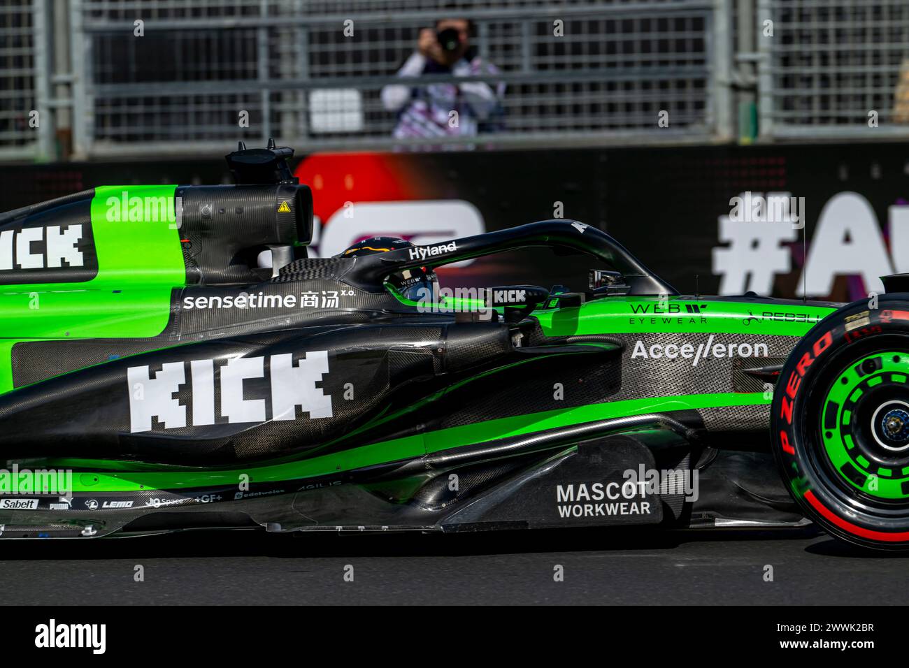 Melbourne, Australia, March 23, Valtteri Bottas, from Finland competes for Stake F1 Team. Qualifying, round 03 of the 2024 Formula 1 championship. Credit: Michael Potts/Alamy Live News Stock Photo