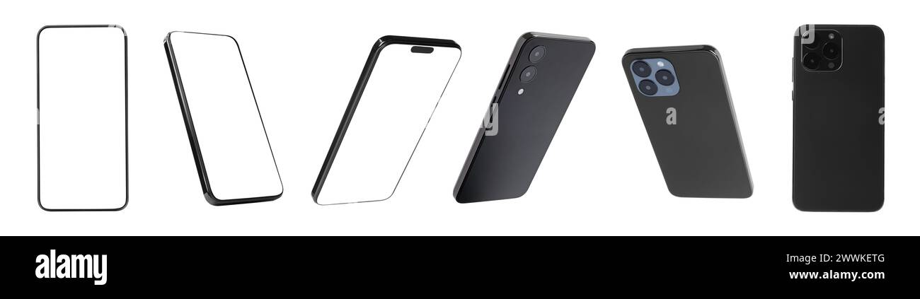 Back Phone Layout Front and back smartphones hi-res stock photography and images - Alamy