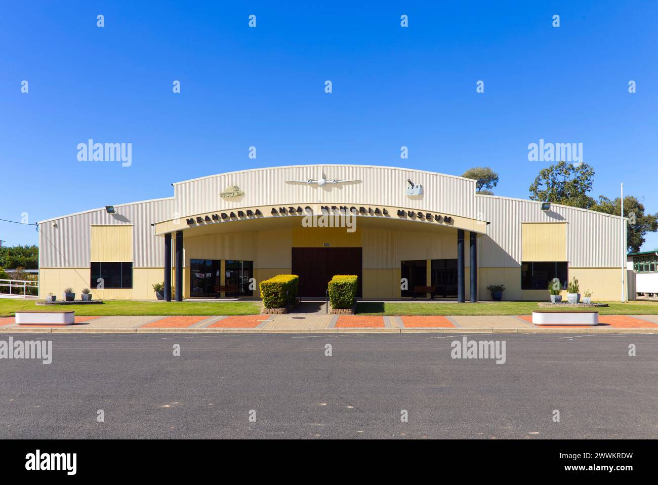 Meandarra ANZAC Memorial Museum on Sara Street Meandarra Queensland Australia Stock Photo