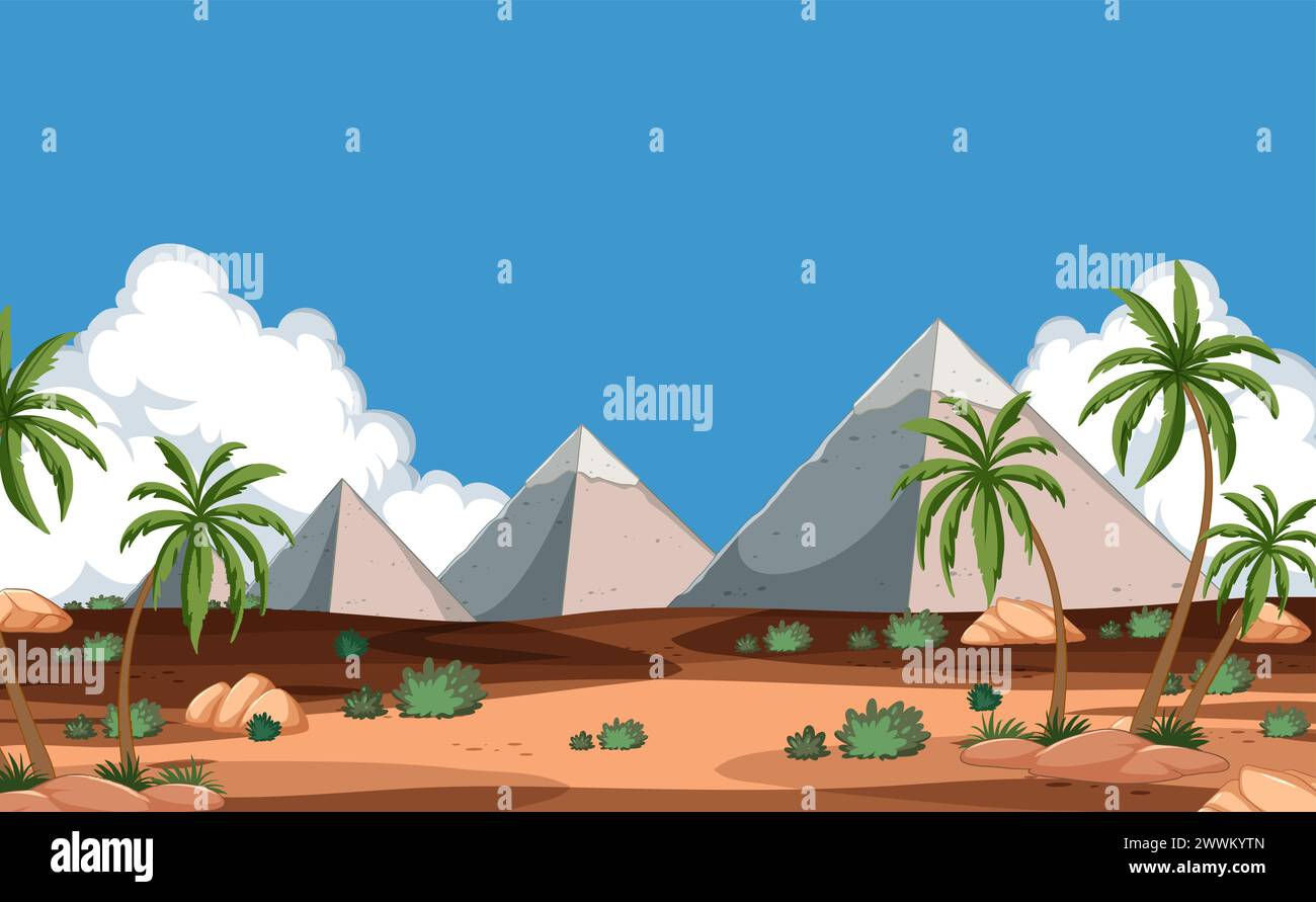 Desert ecosystem vector vectors hi-res stock photography and images - Alamy