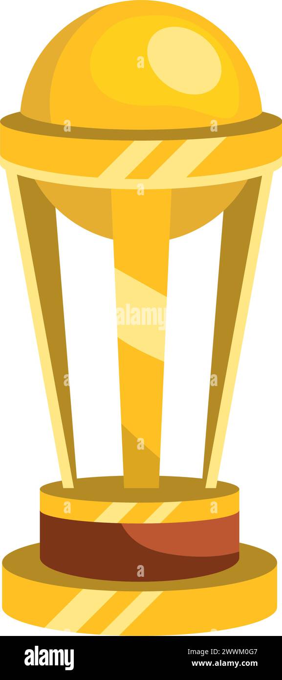 cricket gold trophy Stock Vector Image & Art - Alamy