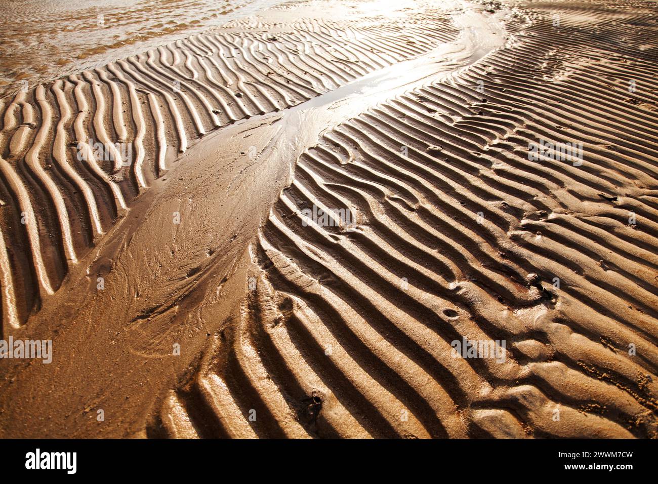 Perfect Sand Dune formation Stock Photo