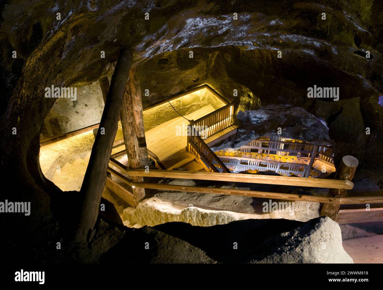 Wieliczka Salt Mine, Wieliczka, Poland Stock Photo