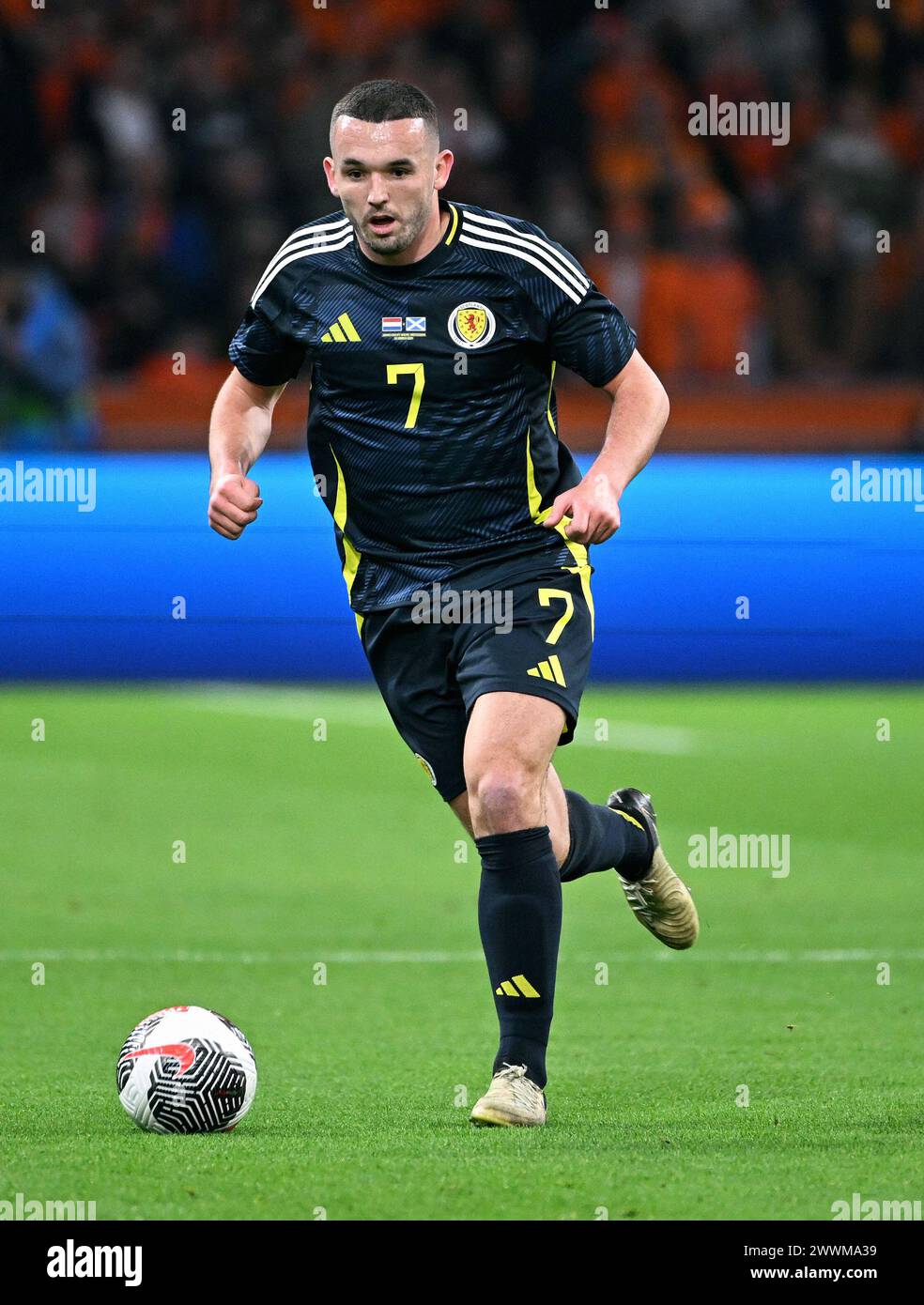 Football, international match, friendly match for Euro 2024, Amsterdam