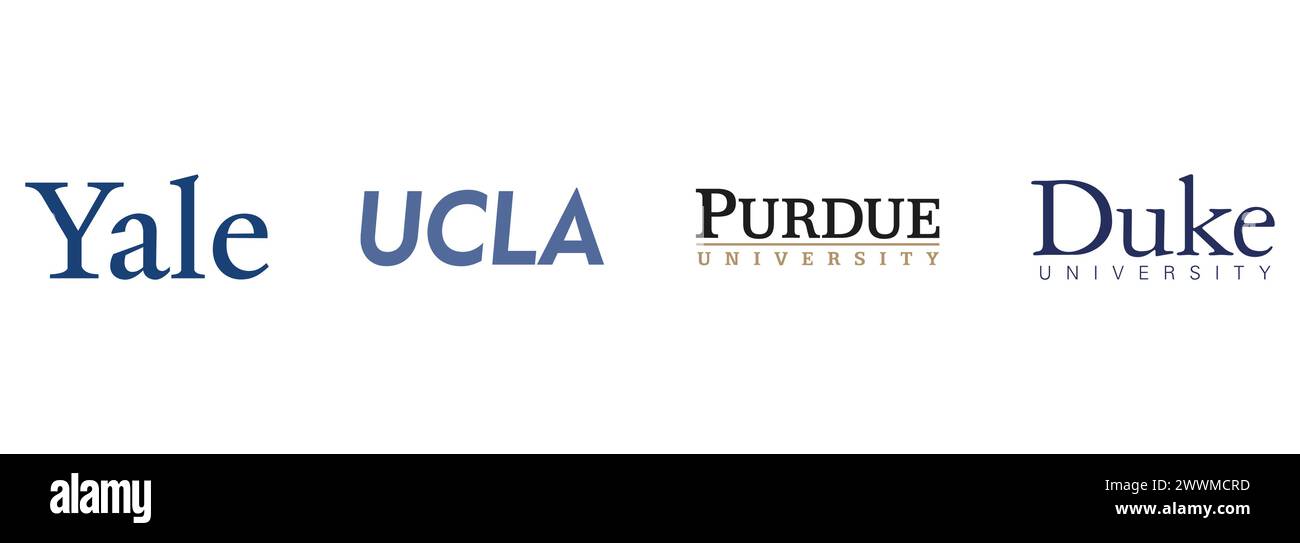 Yale University, Purdue University, Duke University, UCLA. Editorial