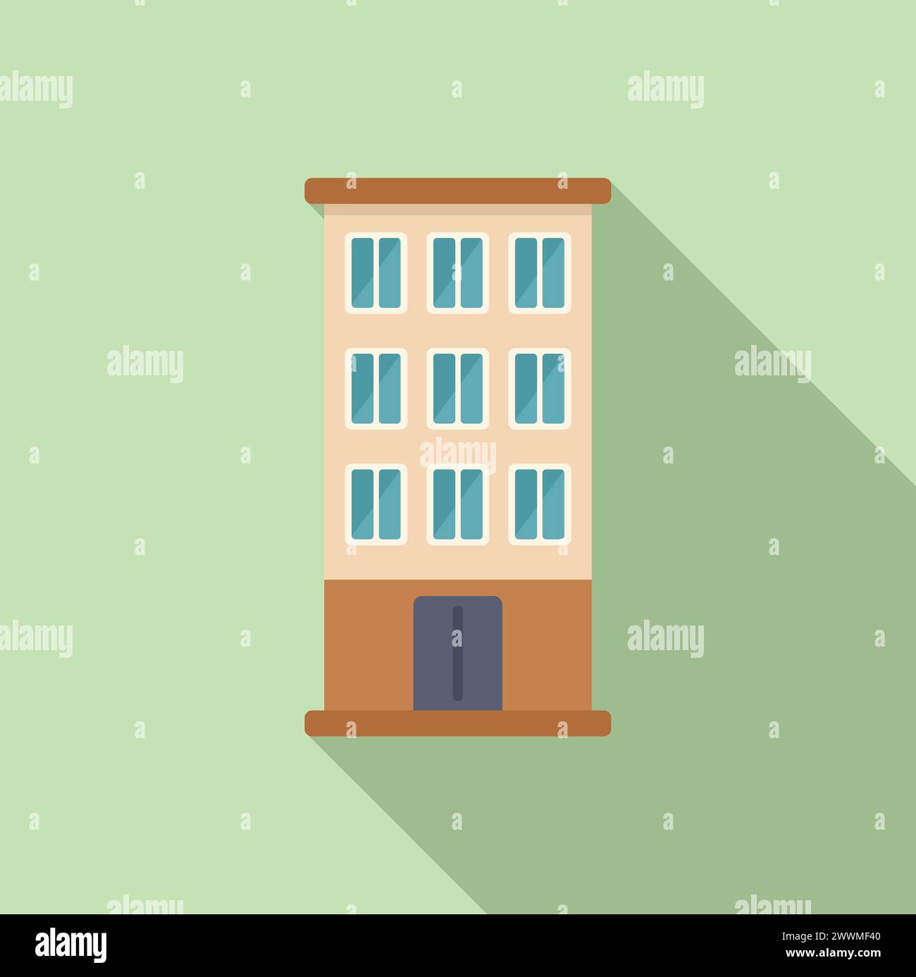Modern house design with gym Stock Vector Images - Alamy