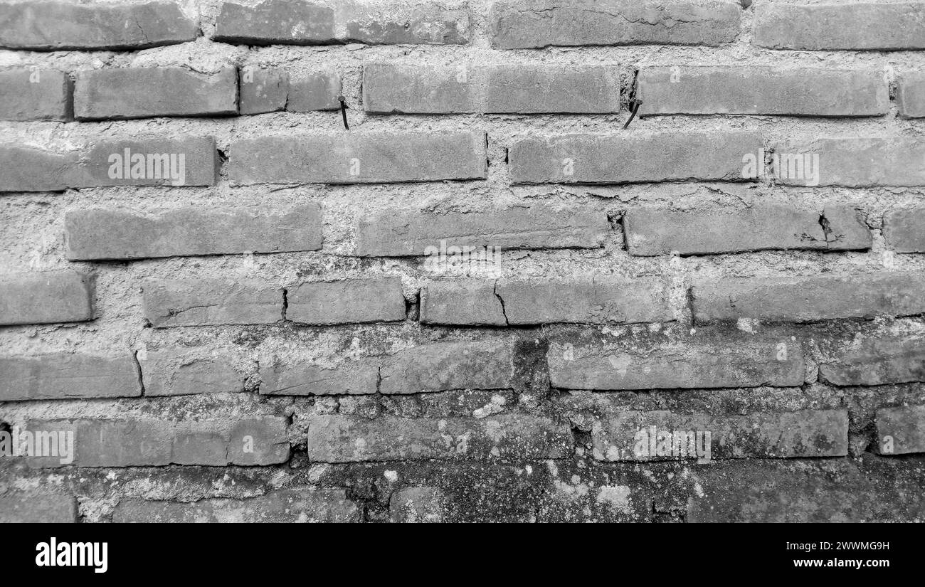 Background photo of bricks Black and White Stock Photos & Images - Alamy