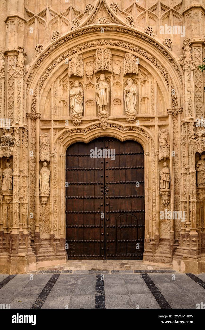 Ornamental details of the exterior façade of the Mosque of Córdoba (Andalusia, Spain) ESP: Detalles ornamentales de la fachada, Mezquita de Córdoba Stock Photo