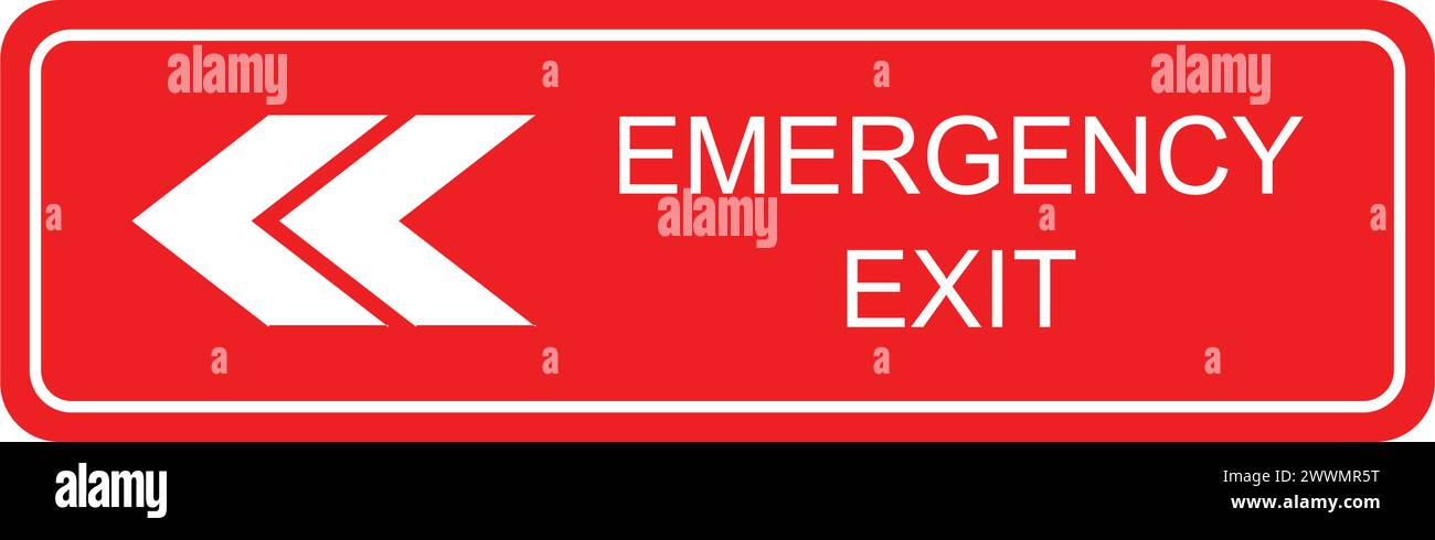 emergency exit icon vector illustration design Stock Vector