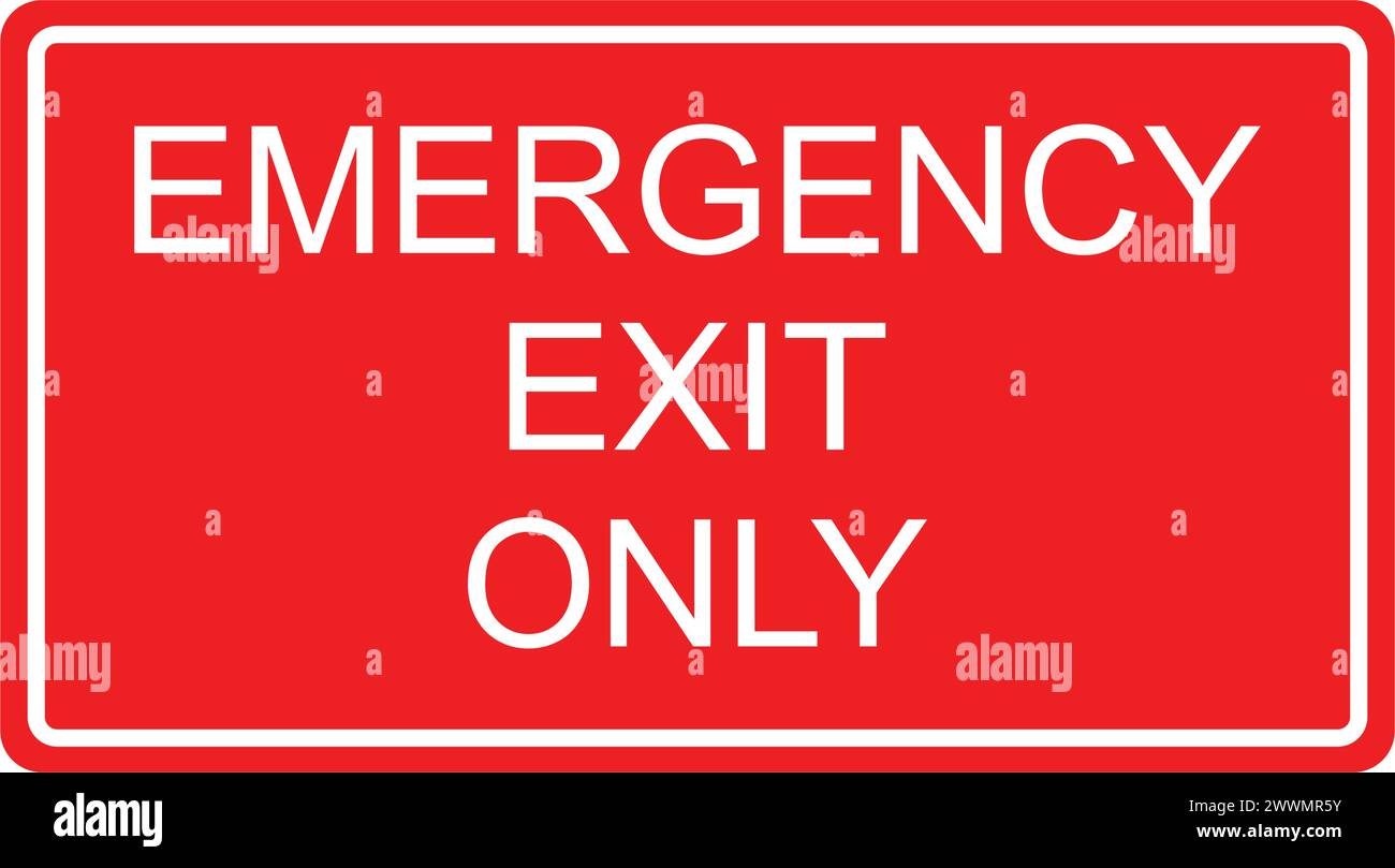 emergency exit icon vector illustration design Stock Vector