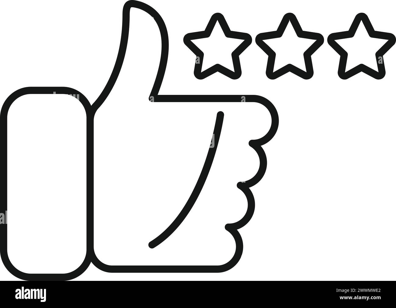 Satisfaction level icon outline Black and White Stock Photos & Images ...
