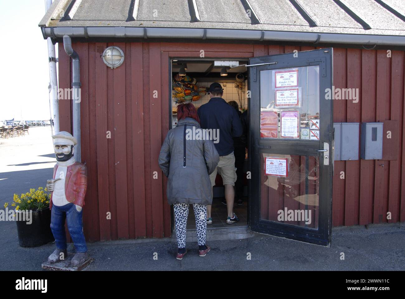 DRAGOR/DRAGOER/.Denmark 22 April 2016 Dragor smokehouse (dragør røgeri ...