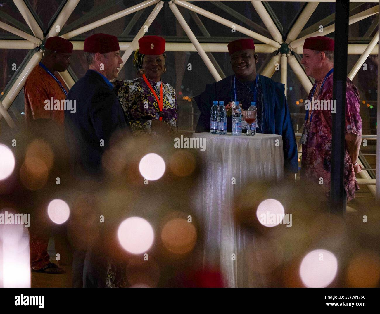 Attendees of the 13th African Air Chiefs Symposium gather for a