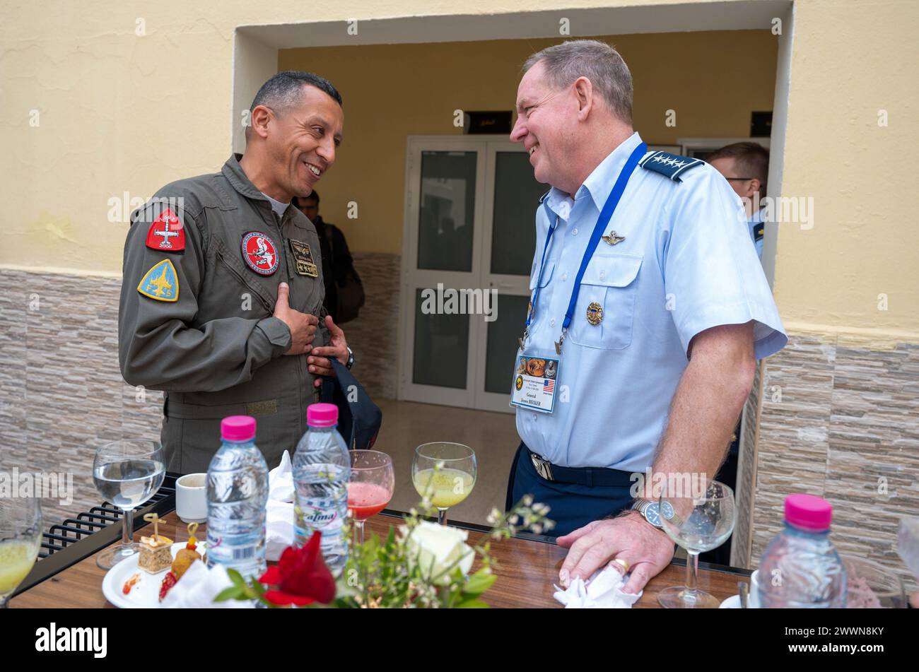 U.S. Air Force Gen. James B. Hecker, Right, U.S. Air Forces In Europe ...