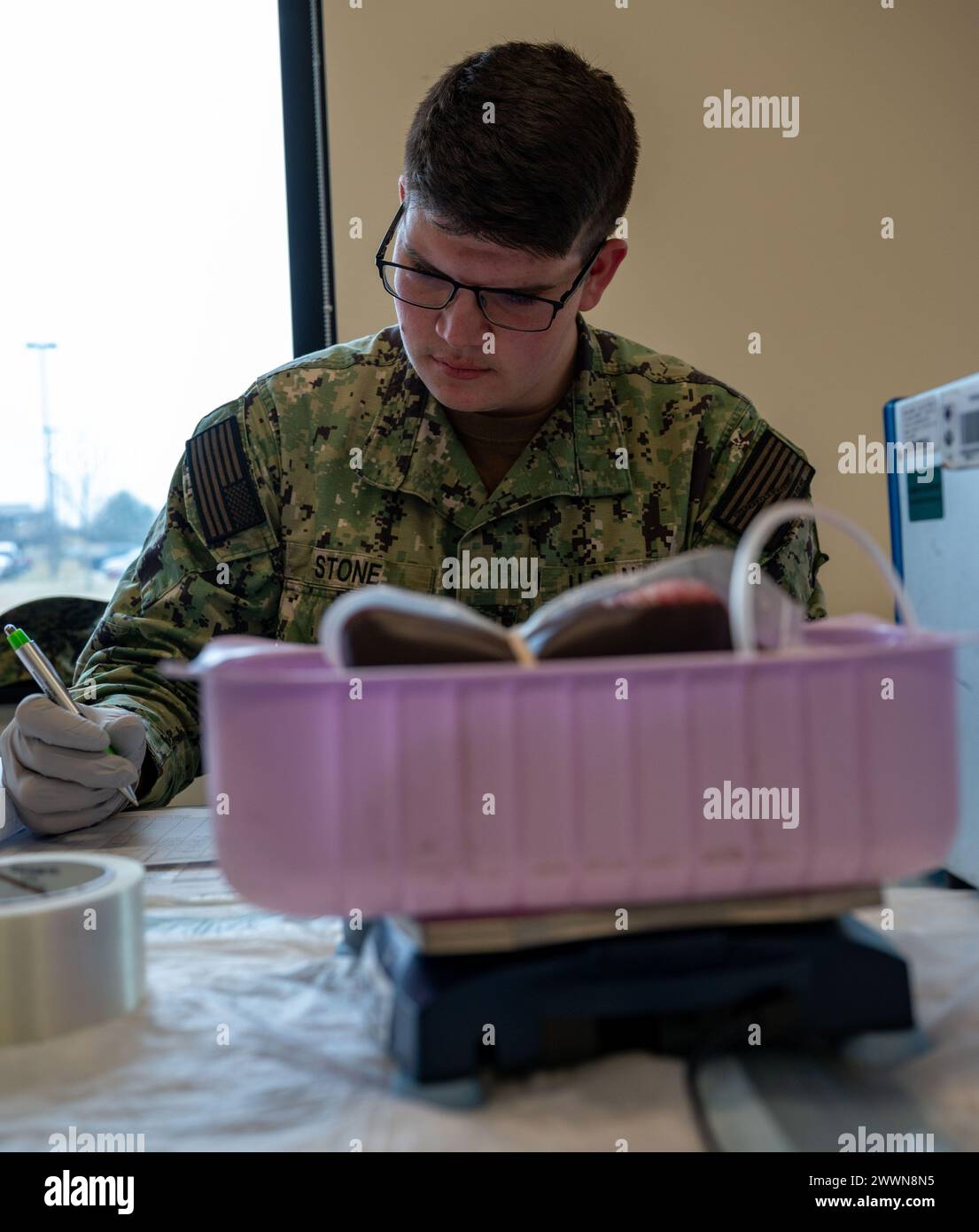 U.S. Navy HM Kye Stone, a corpsman with the Walter Reed National