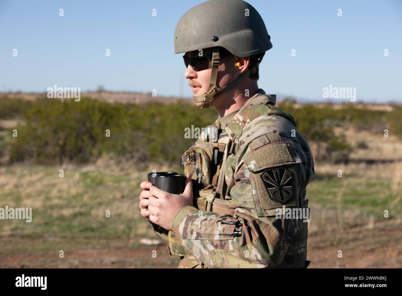 Spc. Kody Negri, military police with the 860th Military Police Company ...