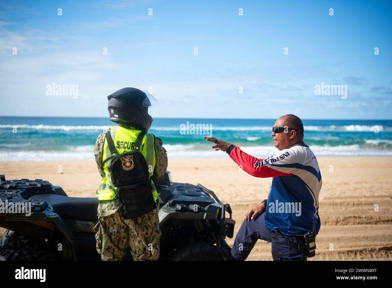 KEKAHA, Hawai‘i (Feb. 2, 2024) Andrew Apuna, an allterrain vehicle