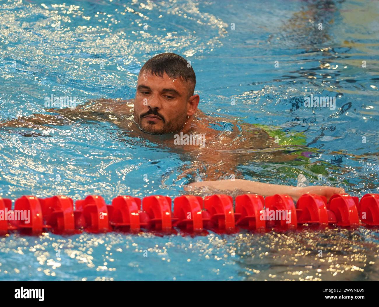 MANAUDOU Florent of France final 100 M FREESTYLE Men during the Giant Open 2024, Swimming event