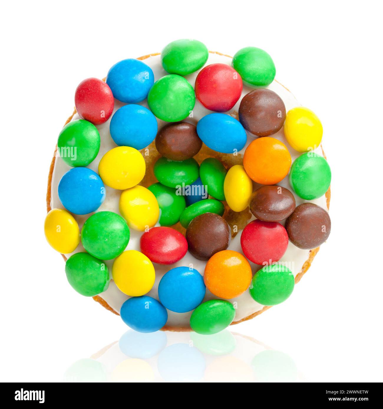 donut isolated on white background Stock Photo - Alamy