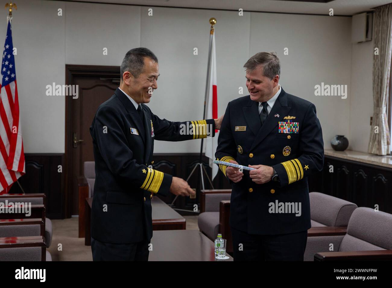 240222-N-WM182-1050 YOKOSUKA, Japan (Feb. 22, 2024) Vice Adm. ITO ...