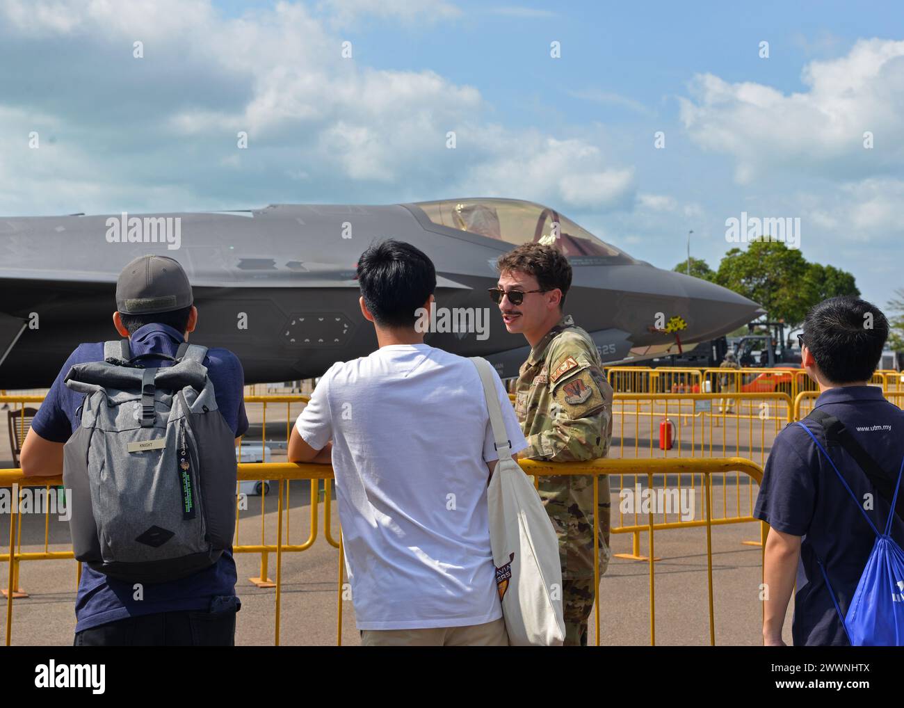 Senior Airman Ian House, 4th Fighter Squadron advanced fighter aircraft