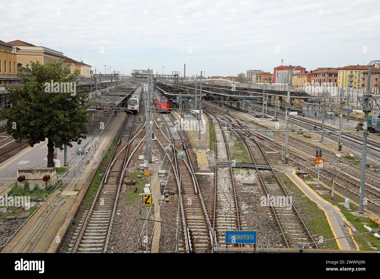 Bologna Railway Station Stock Photo