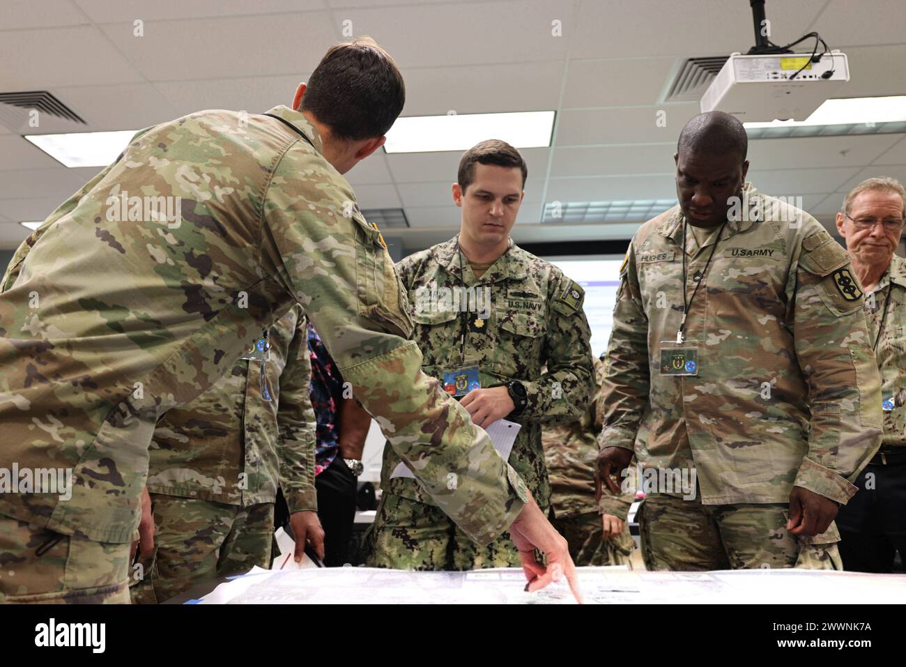 Students engage in tabletop exercises during USARPAC’s first official iteration of the China Way