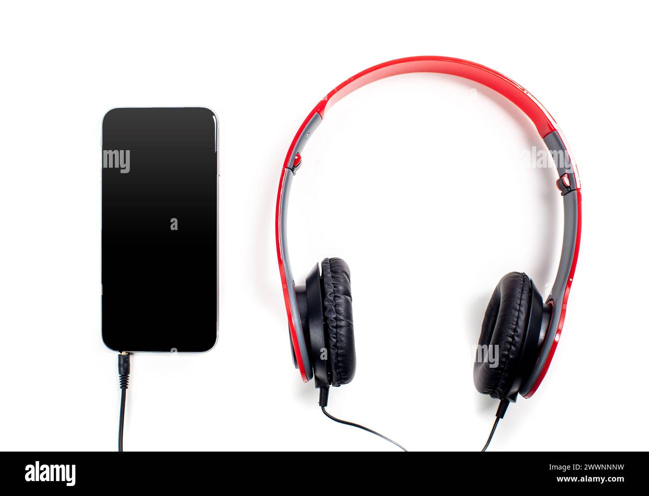 Mp3 player headphones listen hi-res stock photography and images - Alamy